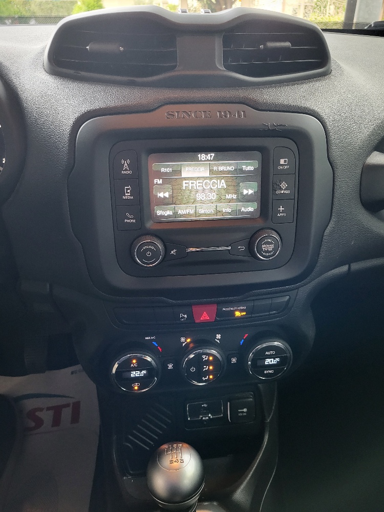 JEEP RENEGADE 1.4 T-JET 120cv LONGITUDE CON IMPIANTO GPL ORIGINALE DALLA FABBRICA