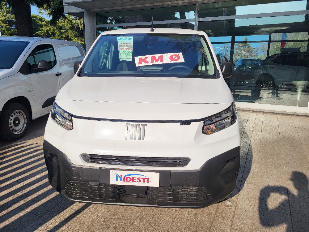 FIAT DOBLO’ CARGO 2 POSTI 1.5 BlueHdi 100cv – KM0 2025 – IN PRONTACONSEGNA – PREZO PROMO