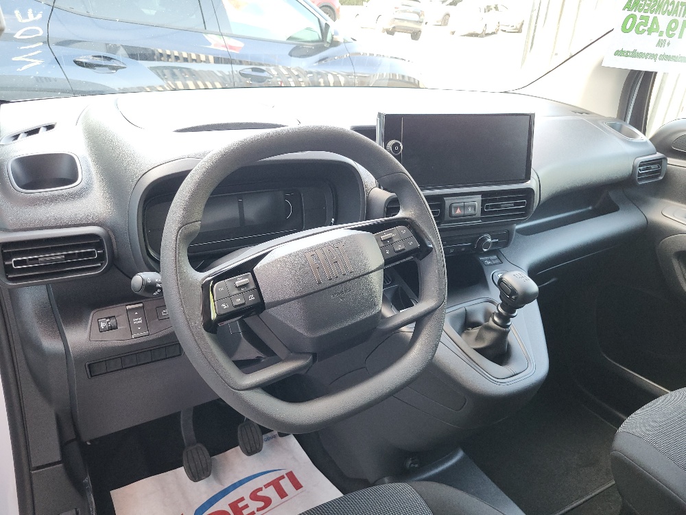 FIAT DOBLO’ CARGO 2 POSTI 1.5 BlueHdi 100cv – KM0 2026 – PACK WORKSITE