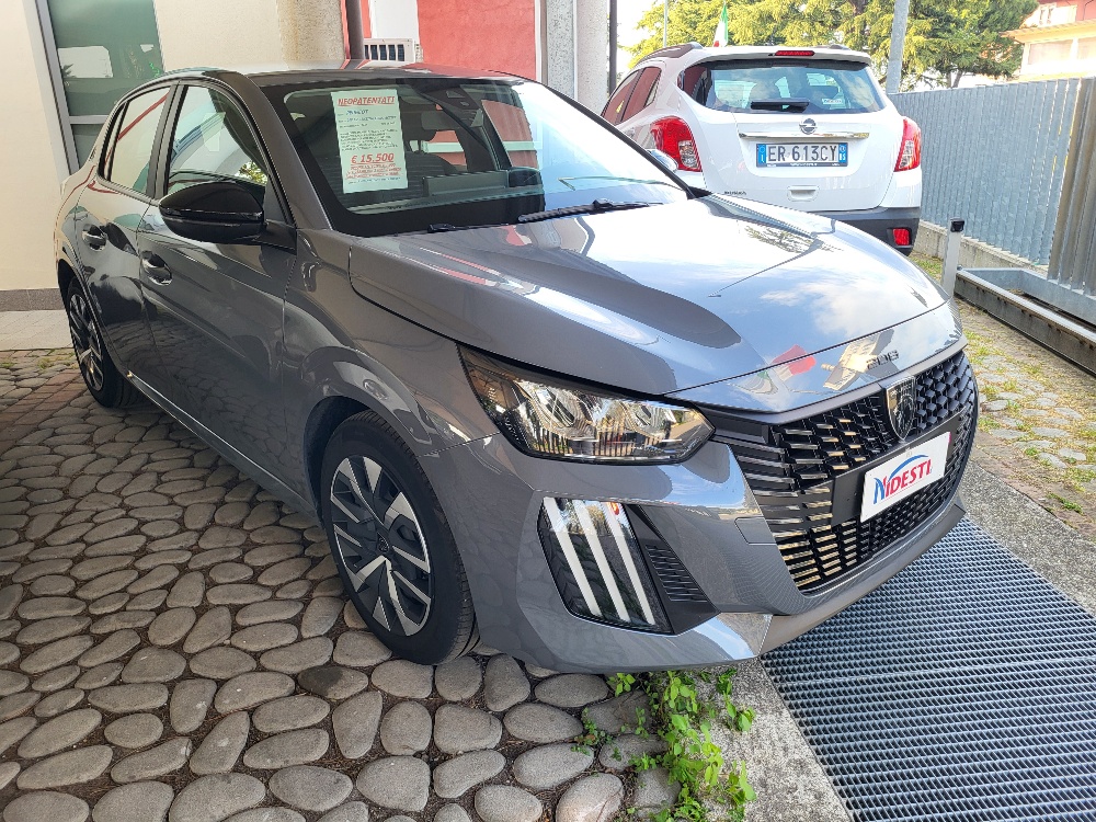 PEUGEOT 208 1.2 BENZINA 100cv ACTIVE PACK – OK NEOPATENTATI